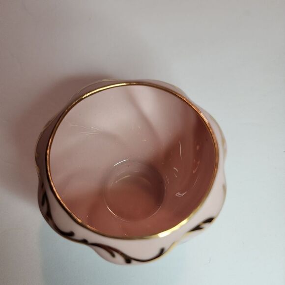 Leneige Vintage Pink and Gold Porcelean Tea Set With Purple Violets - Picture 16 of 16